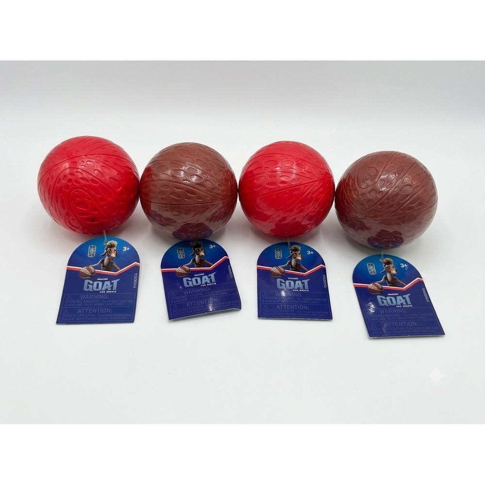 GOAT THE MOVIE 2.5" Blind Mystery Ball Lot of 4